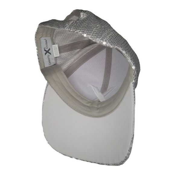 Princess Cruises Adjustable Strap Hat Glittery Silver Travel OS - Picture 5 of 5